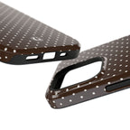 Brown Polka Dots Phone Case