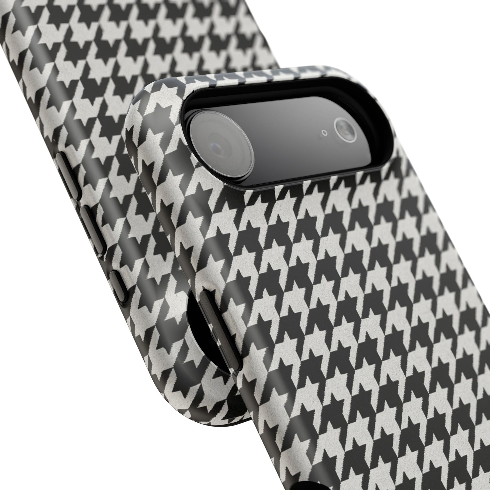 Houndstooth Print Phone Case