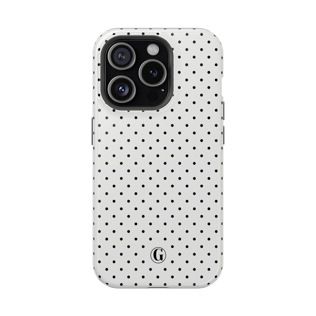 White Polka Dots Phone Case