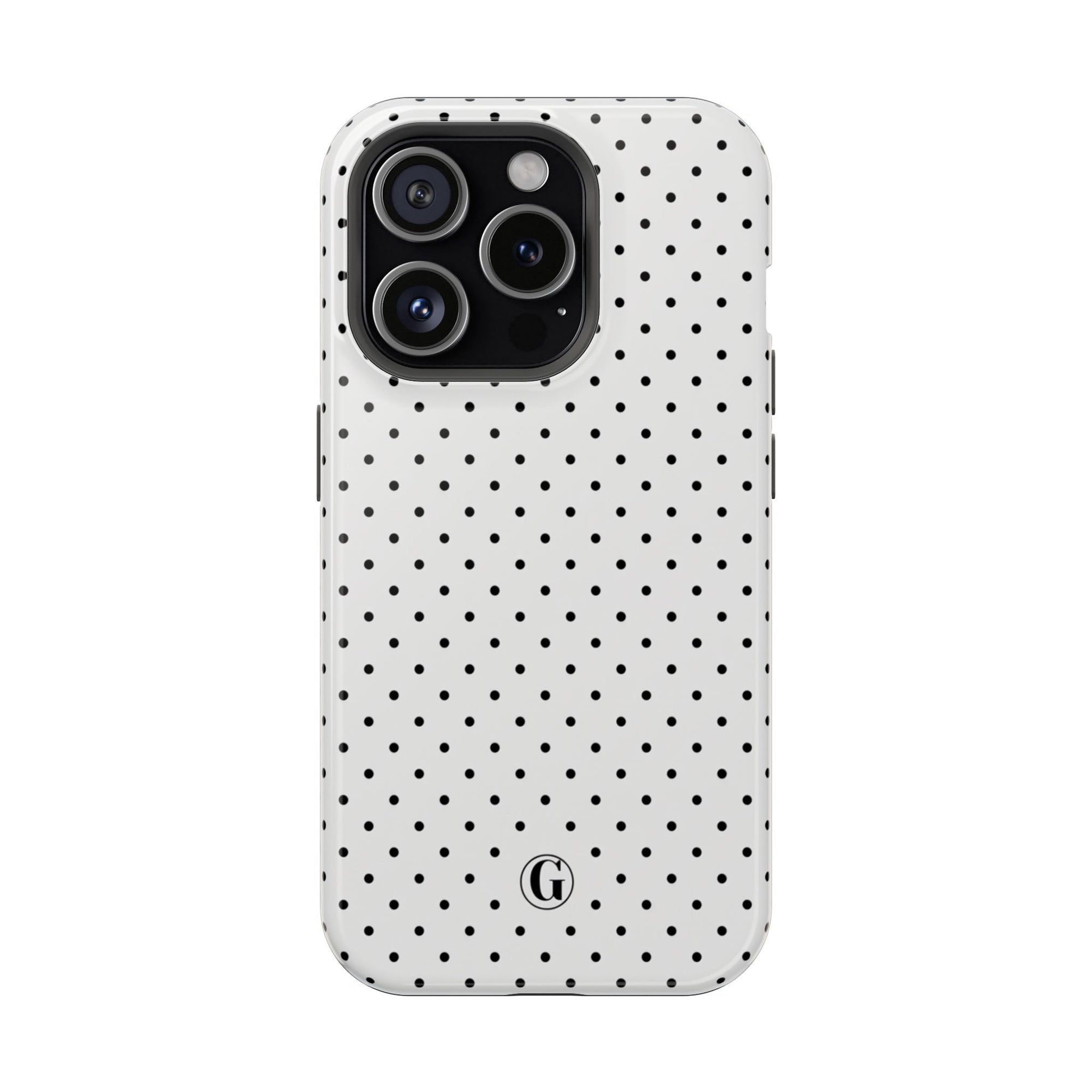 White Polka Dots Phone Case