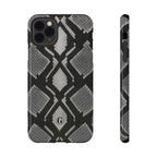 Grey Snakeskin Print Phone Case