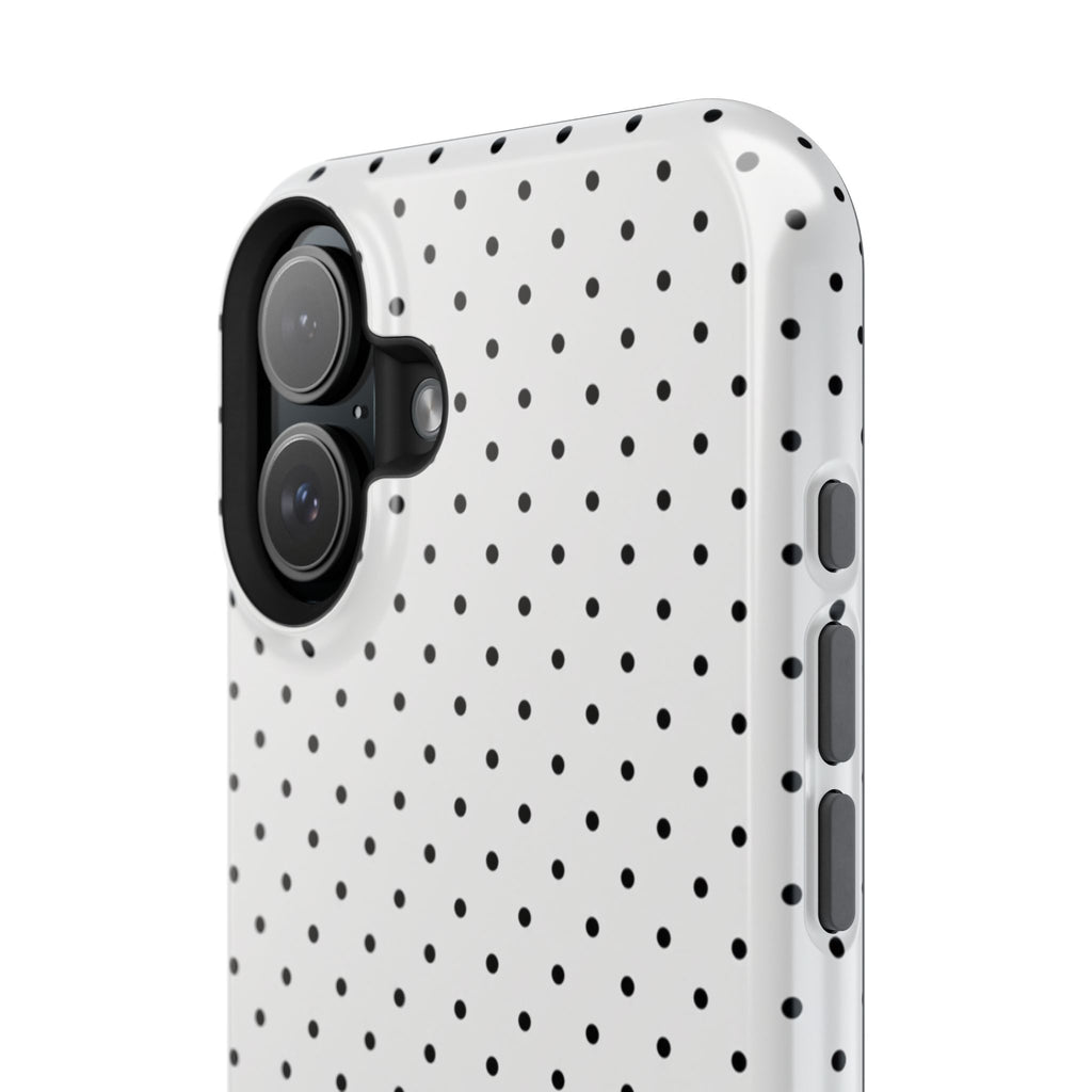 White Polka Dots Phone Case