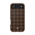 Brown Checkmate Phone Case