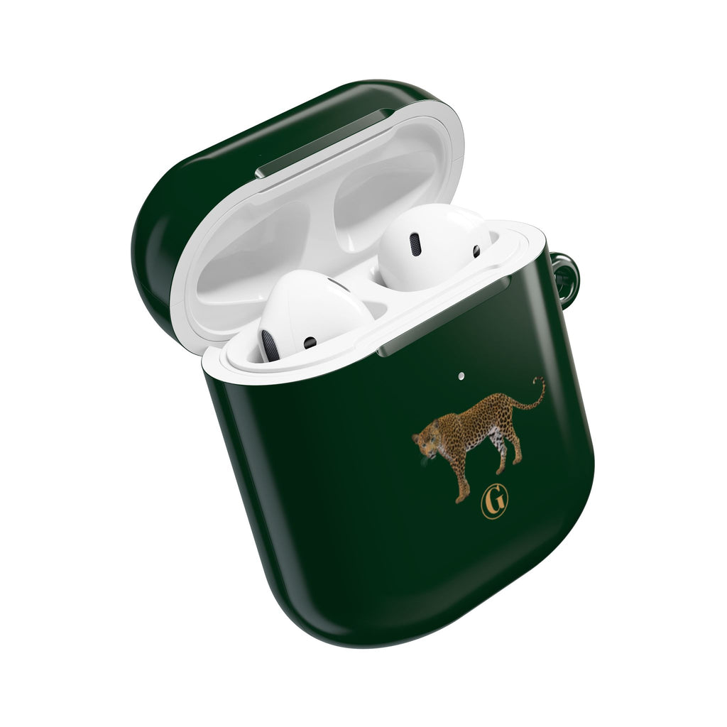 Emerald Green Panther AirPod Case