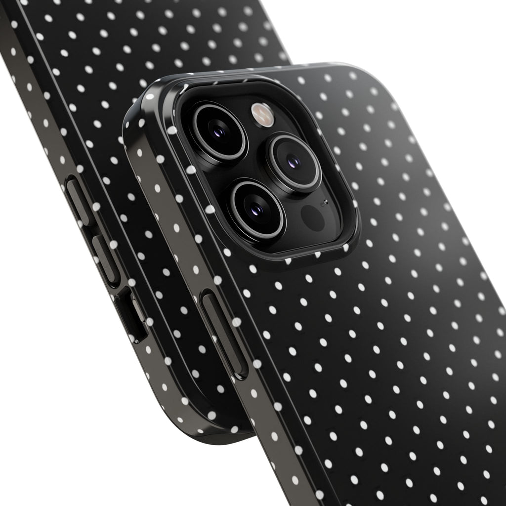 Black Polka Dots Phone Case