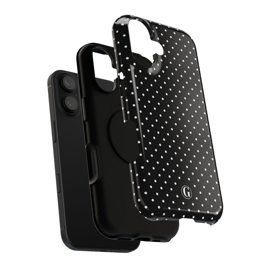 Black Polka Dots Phone Case