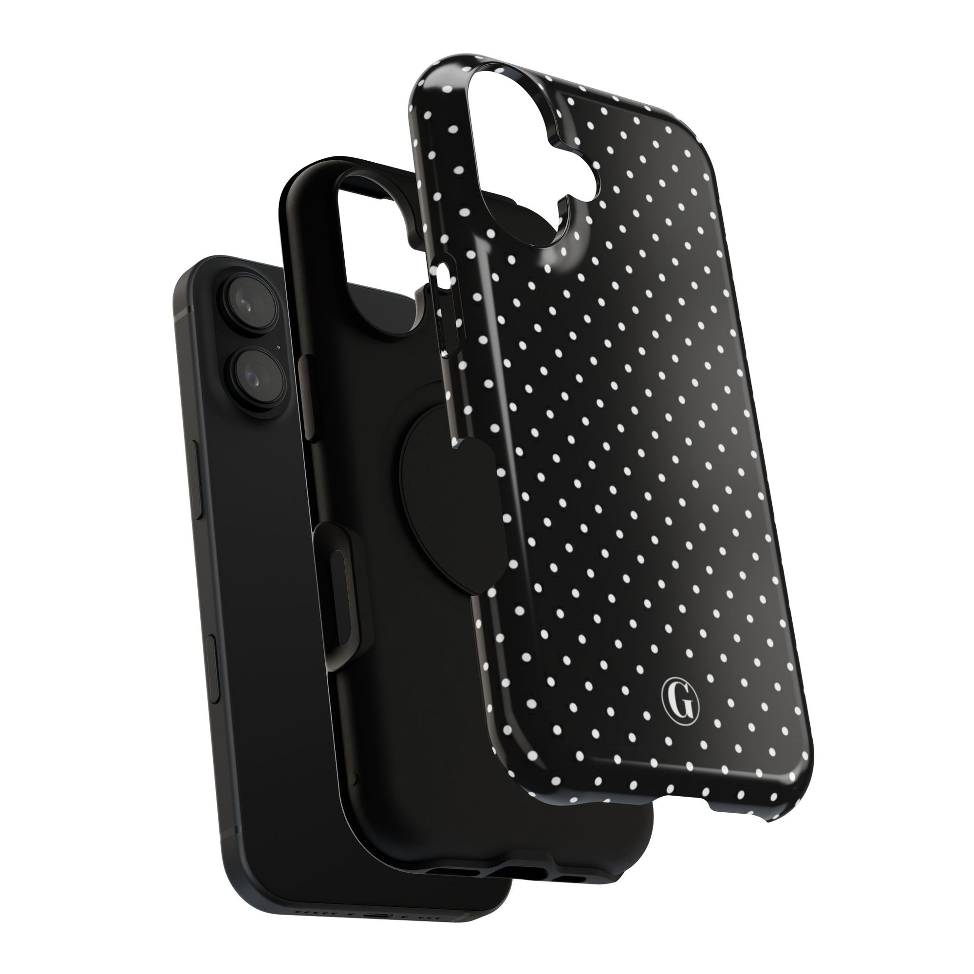 Black Polka Dots Phone Case