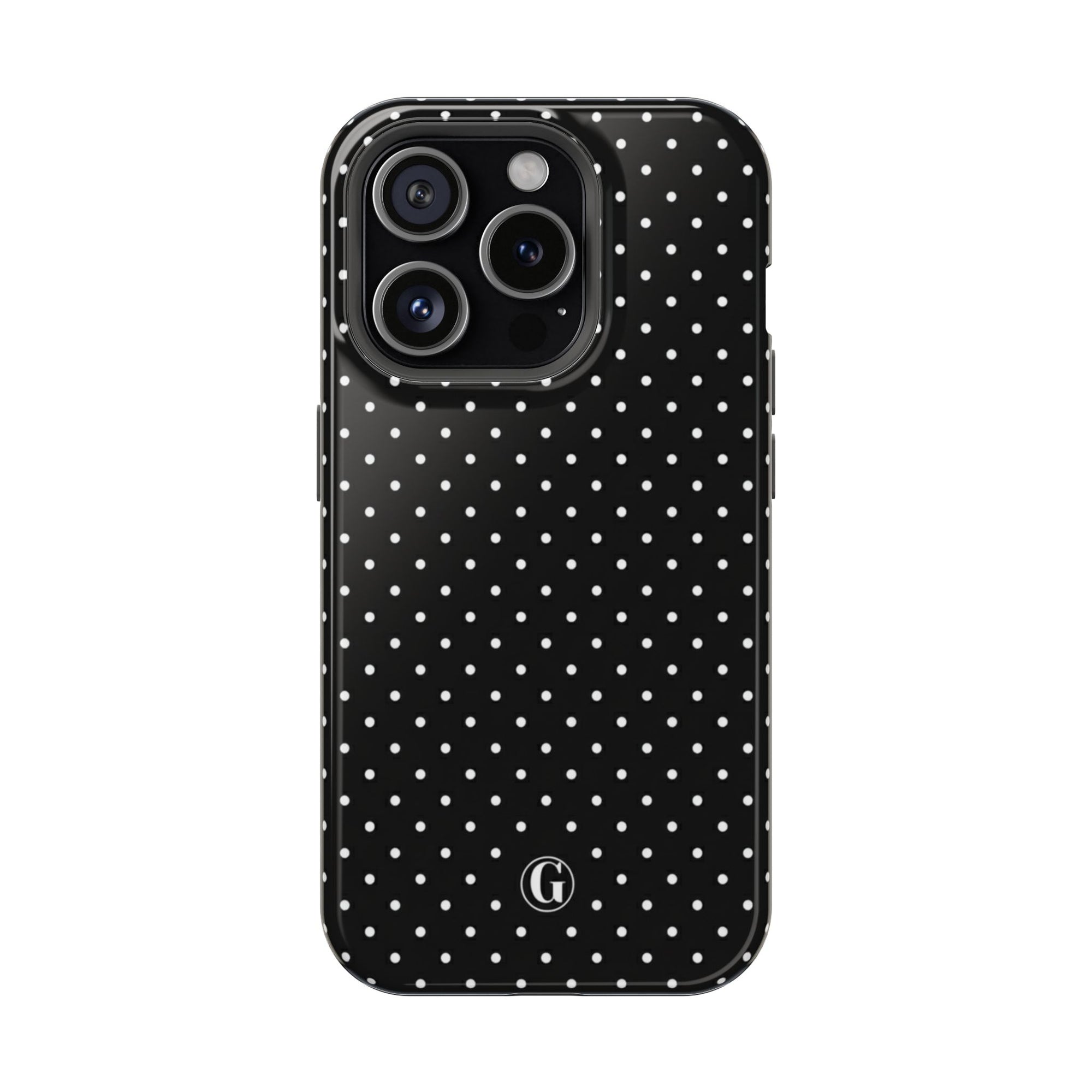 Black Polka Dots Phone Case
