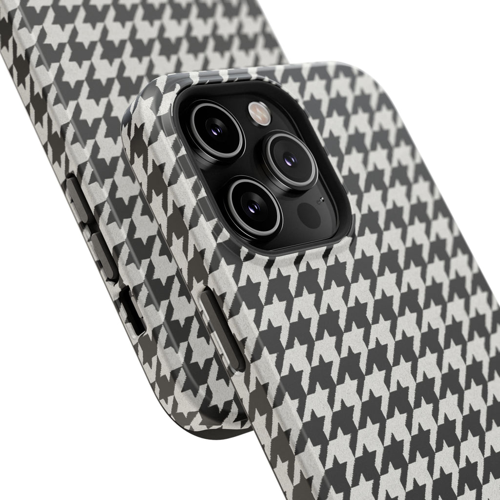 Houndstooth Print Phone Case