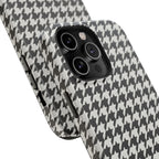 Houndstooth Print Phone Case