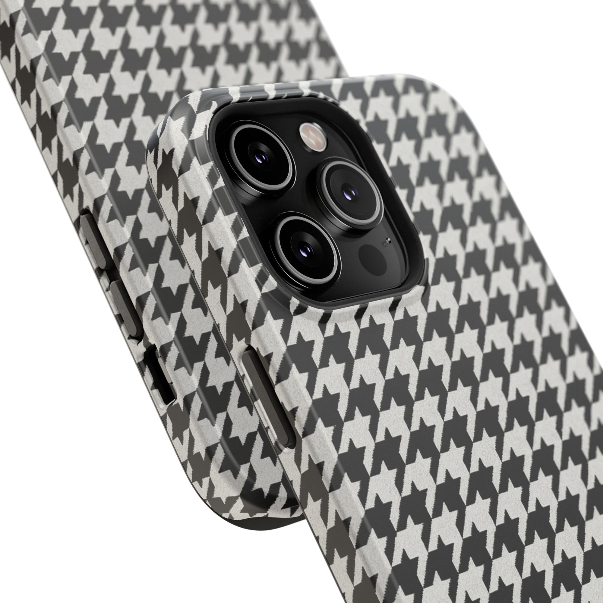 Houndstooth Print Phone Case