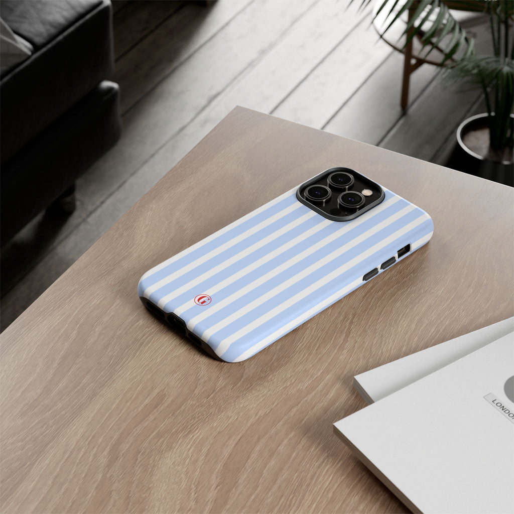 Baby Blue Stripes Phone Case