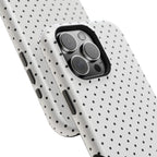 White Polka Dots Phone Case