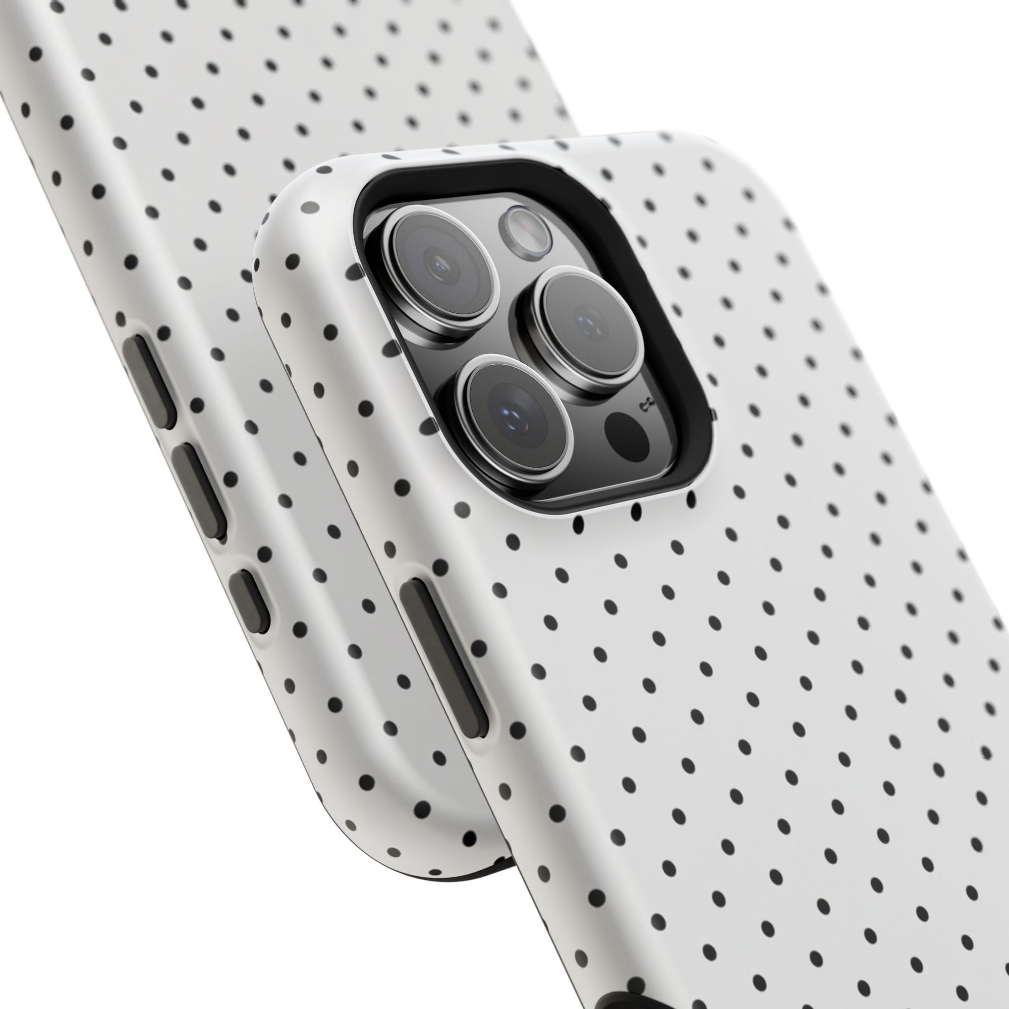 White Polka Dots Phone Case