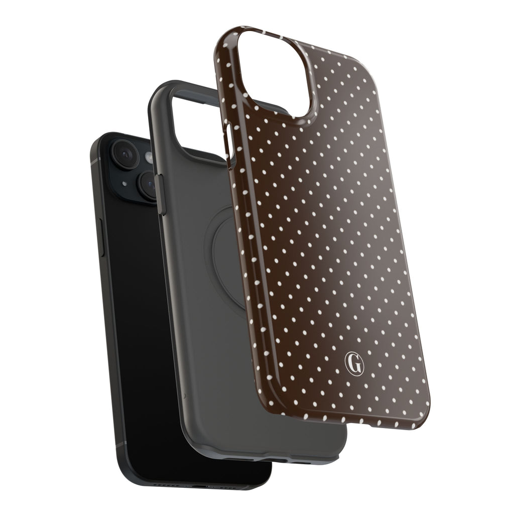 Brown Polka Dots Phone Case