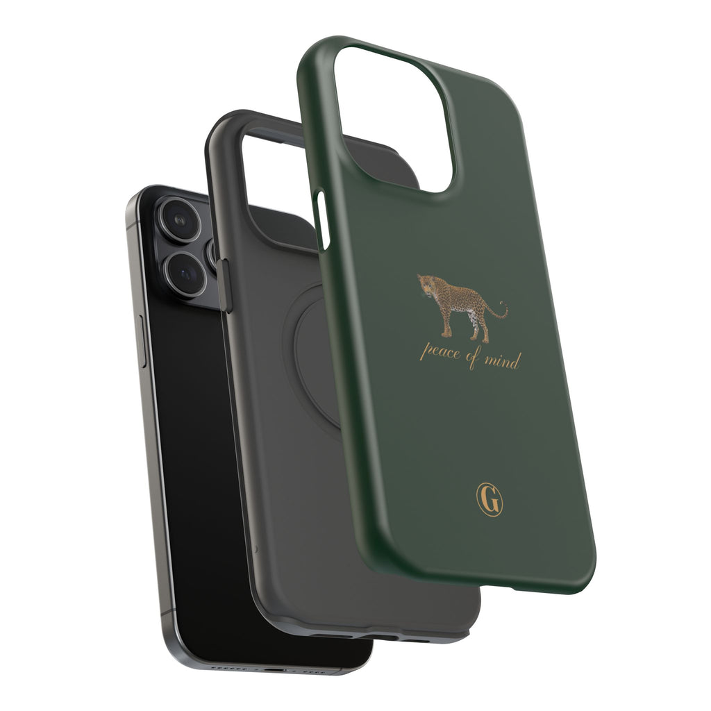 Emerald Green 'Peace of Mind' Panther Phone Case
