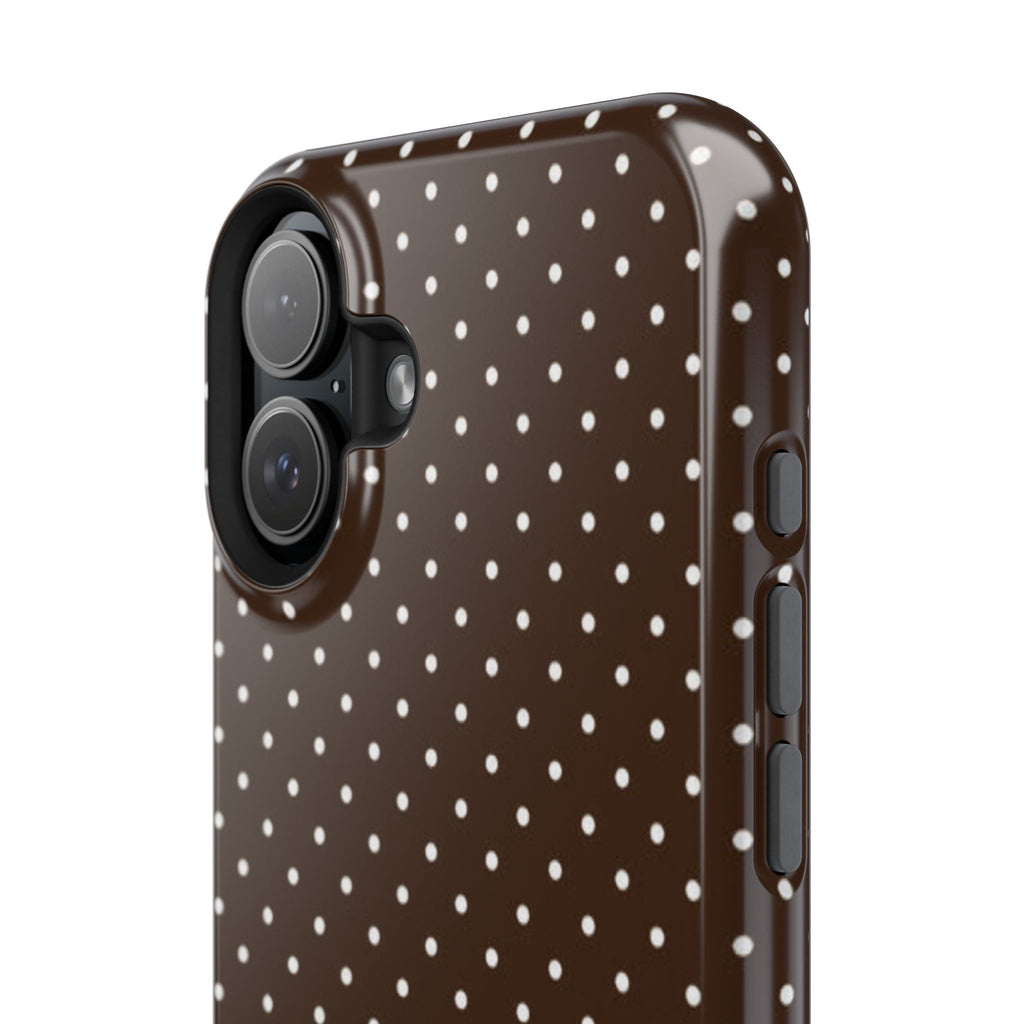 Brown Polka Dots Phone Case
