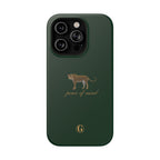 Emerald Green 'Peace of Mind' Panther Phone Case