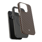 Brown Polka Dots Phone Case
