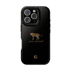 Black 'Peace of Mind' Panther Phone Case