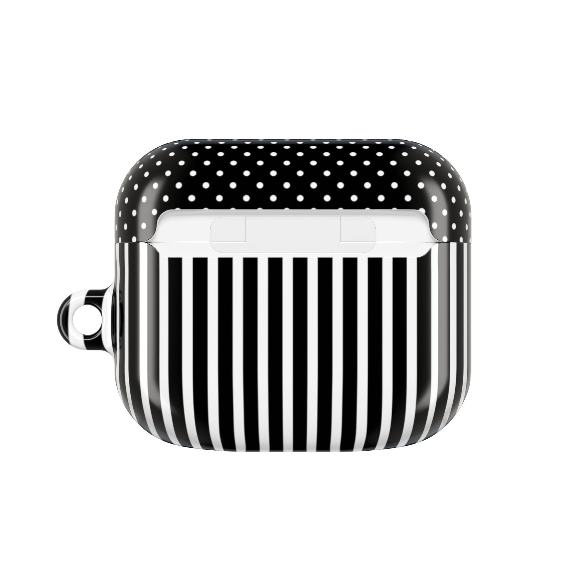 B&W Polka Dots x Stripes AirPod Case