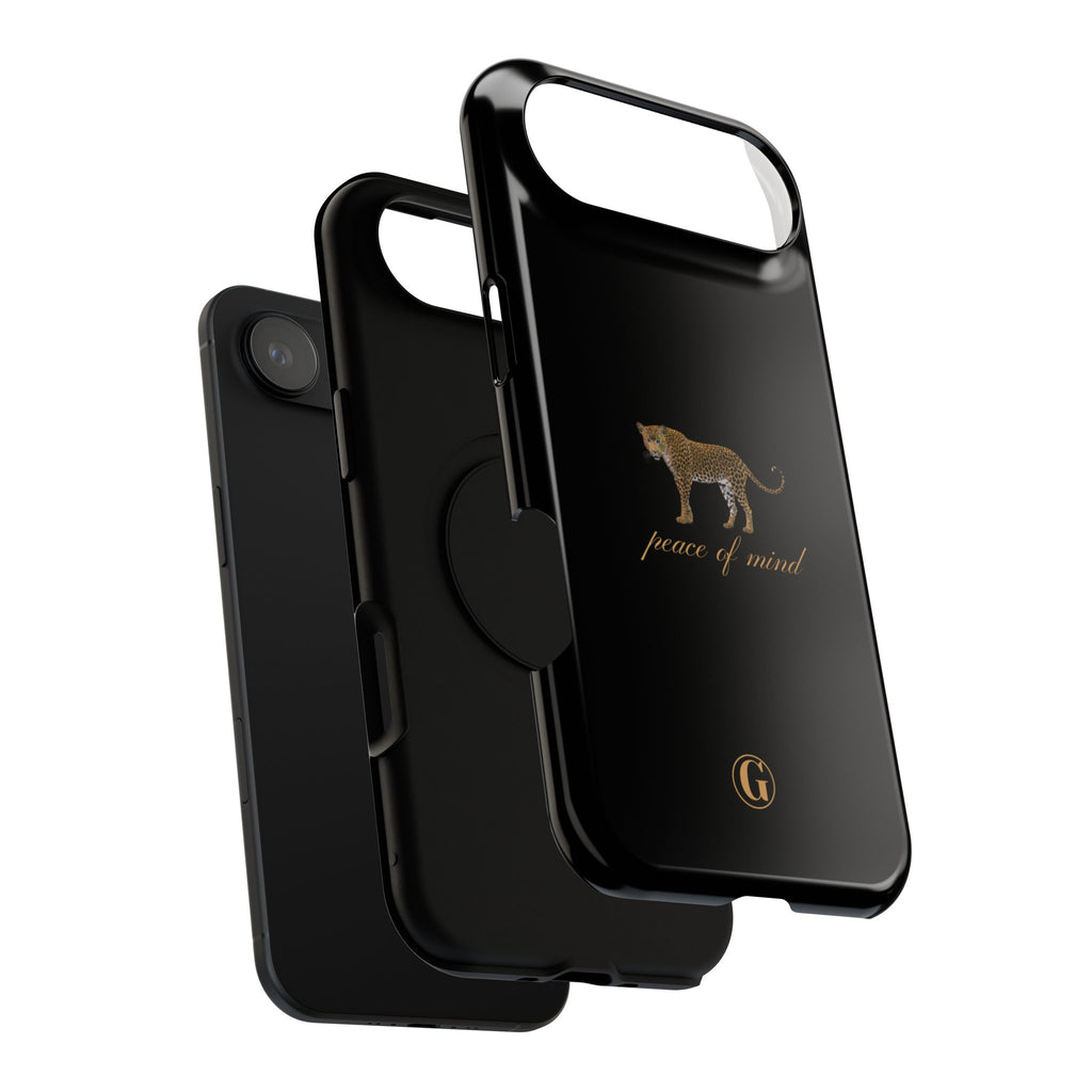 Black 'Peace of Mind' Panther Phone Case