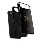 Black 'Peace of Mind' Panther Phone Case