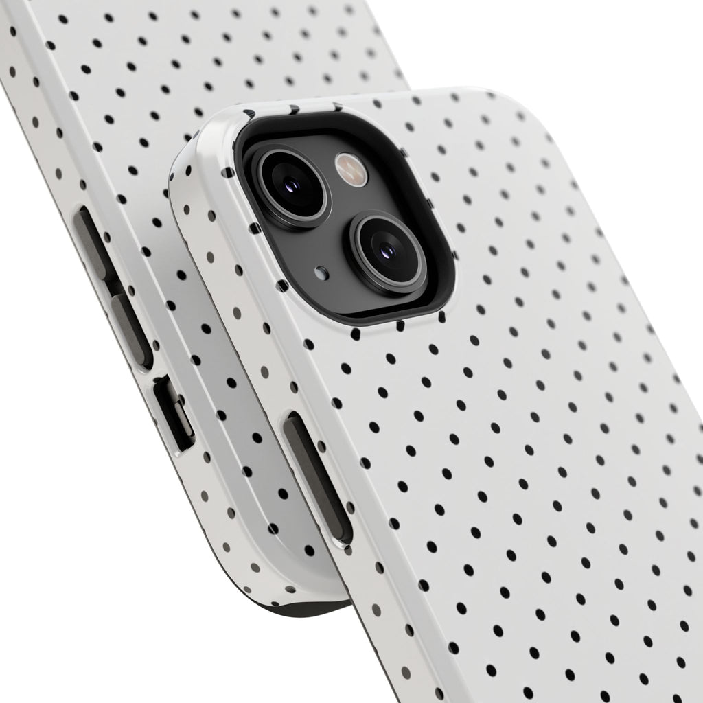 White Polka Dots Phone Case