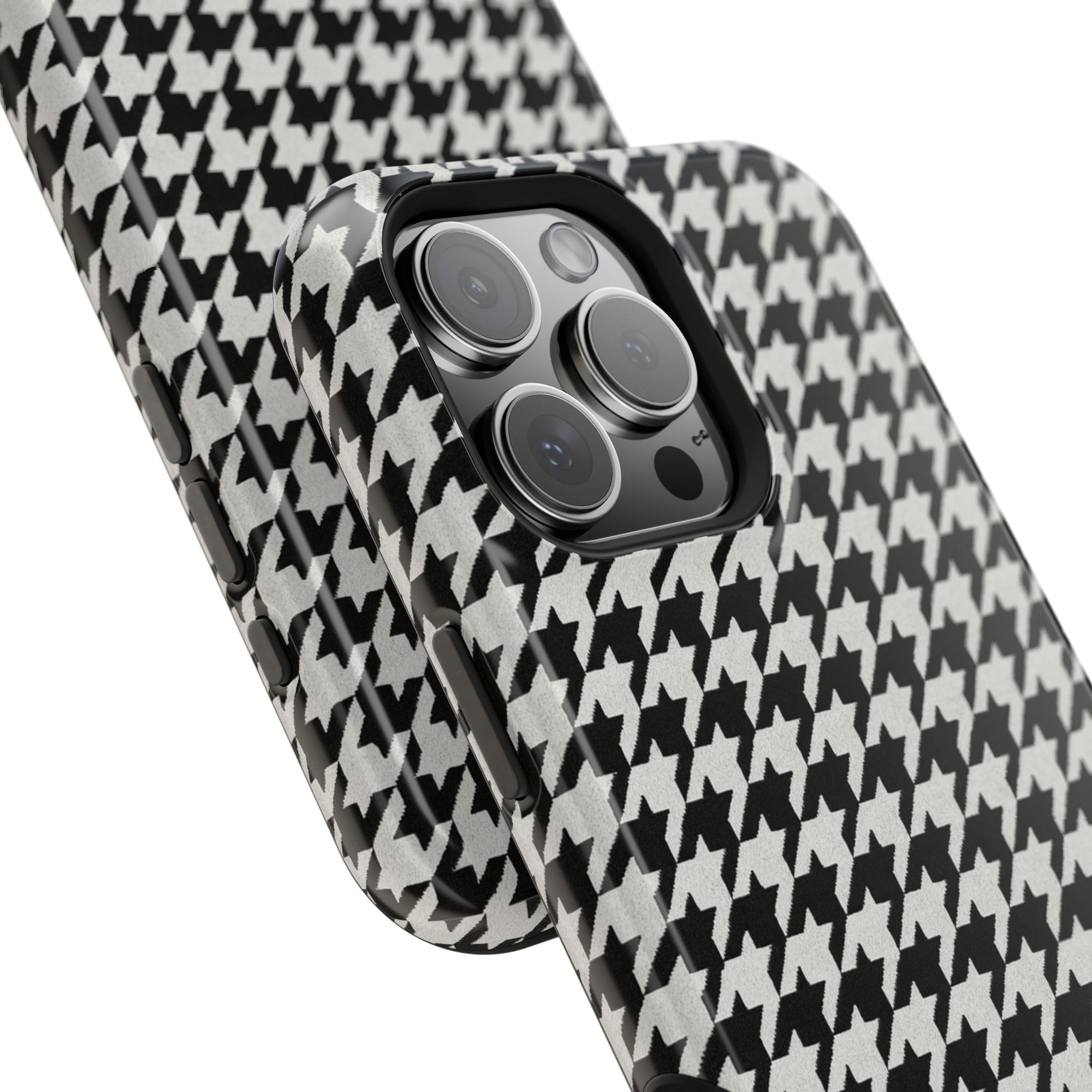 Houndstooth Print Phone Case