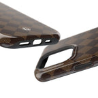 Brown Checkmate Phone Case