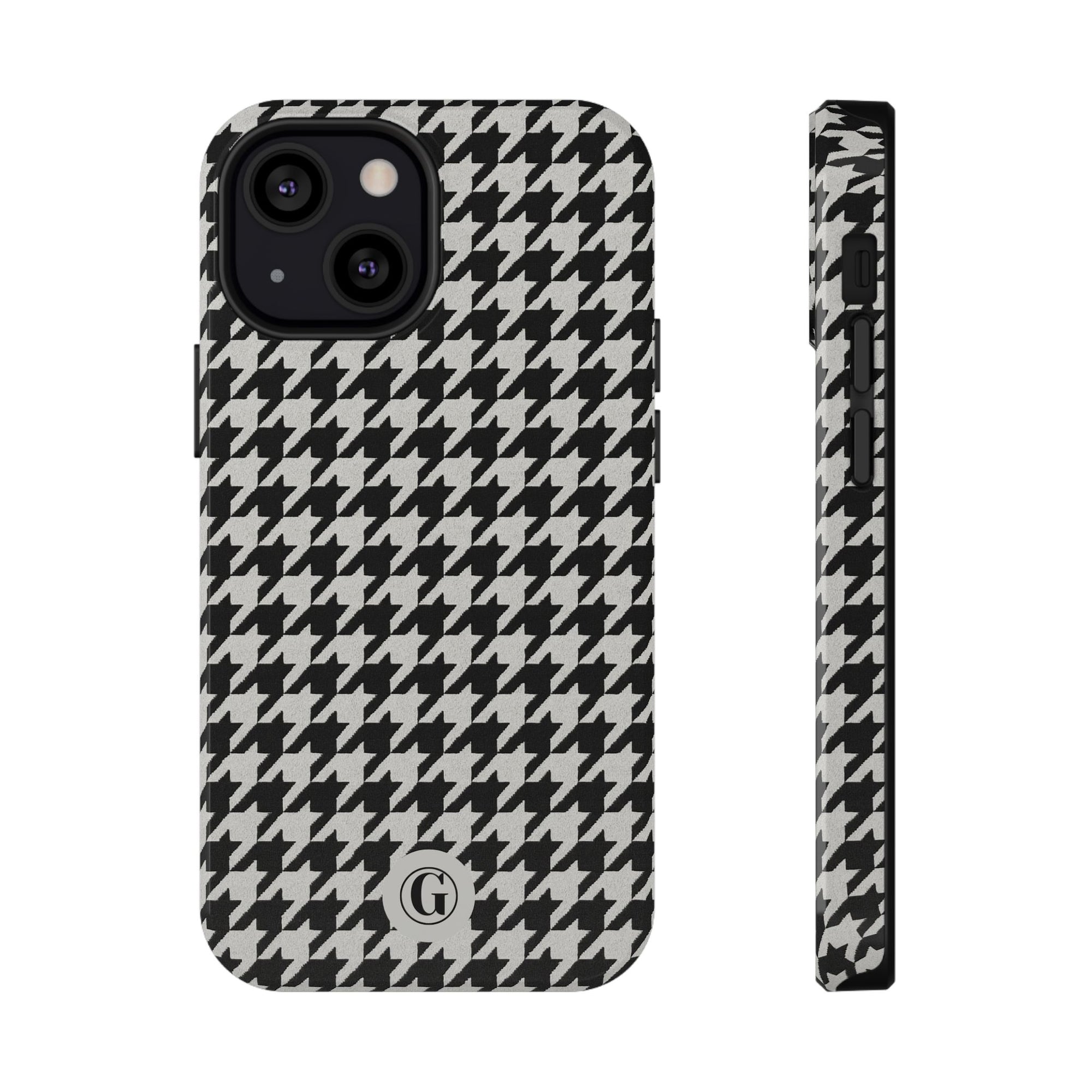 Houndstooth Print Phone Case
