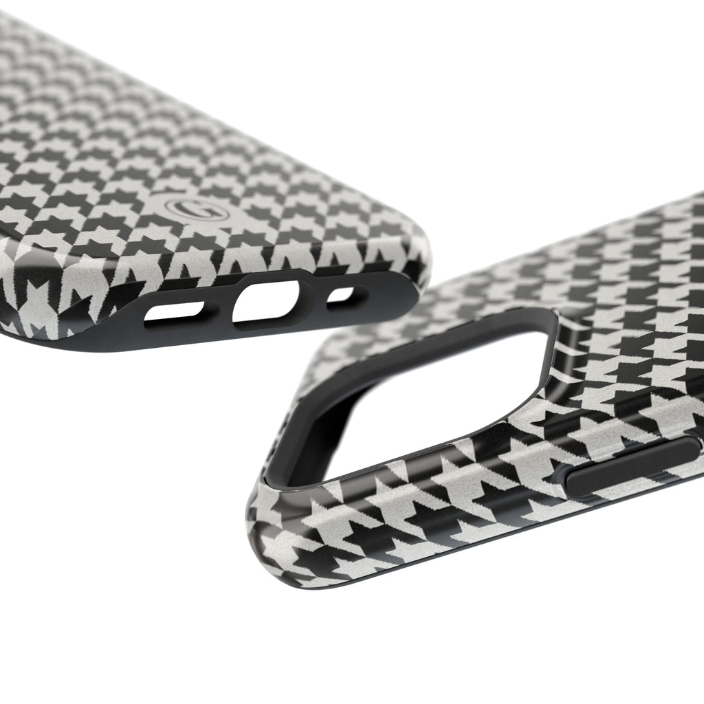 Houndstooth Print Phone Case