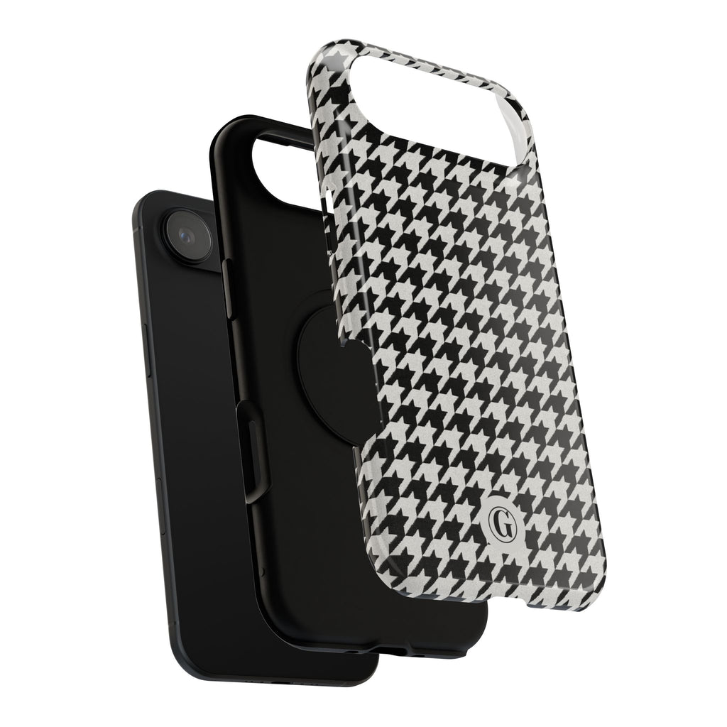 Houndstooth Print Phone Case