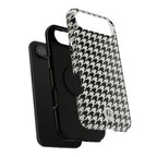 Houndstooth Print Phone Case