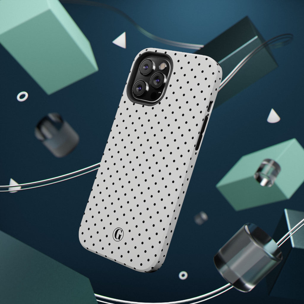 White Polka Dots Phone Case