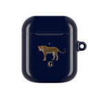 Navy Blue Panther AirPod Case