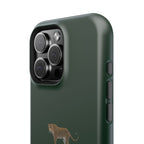 Emerald Green 'Peace of Mind' Panther Phone Case