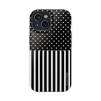 B&W Polka Dots x Stripes Phone Case
