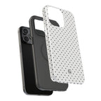 White Polka Dots Phone Case