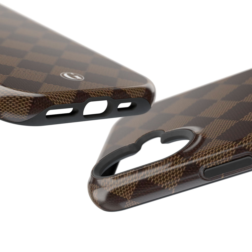 Brown Checkmate Phone Case