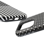 B&W Polka Dots x Stripes Phone Case