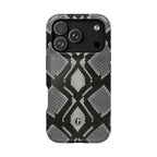 Grey Snakeskin Print Phone Case