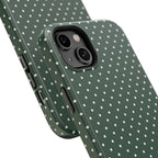 Emerald Green Polka Dots Phone Case