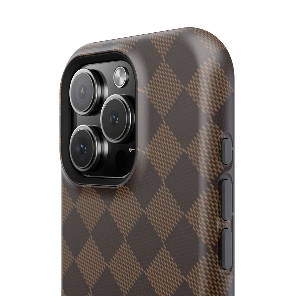 Brown Checkmate Phone Case