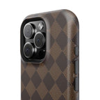 Brown Checkmate Phone Case