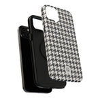 Houndstooth Print Phone Case