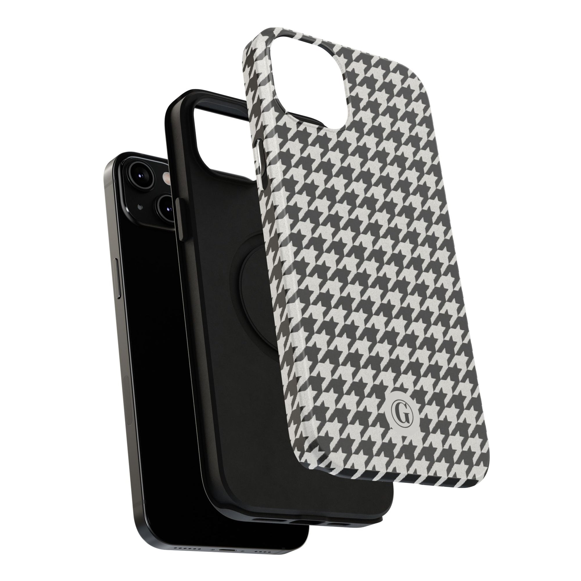 Houndstooth Print Phone Case