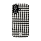 Houndstooth Print Phone Case