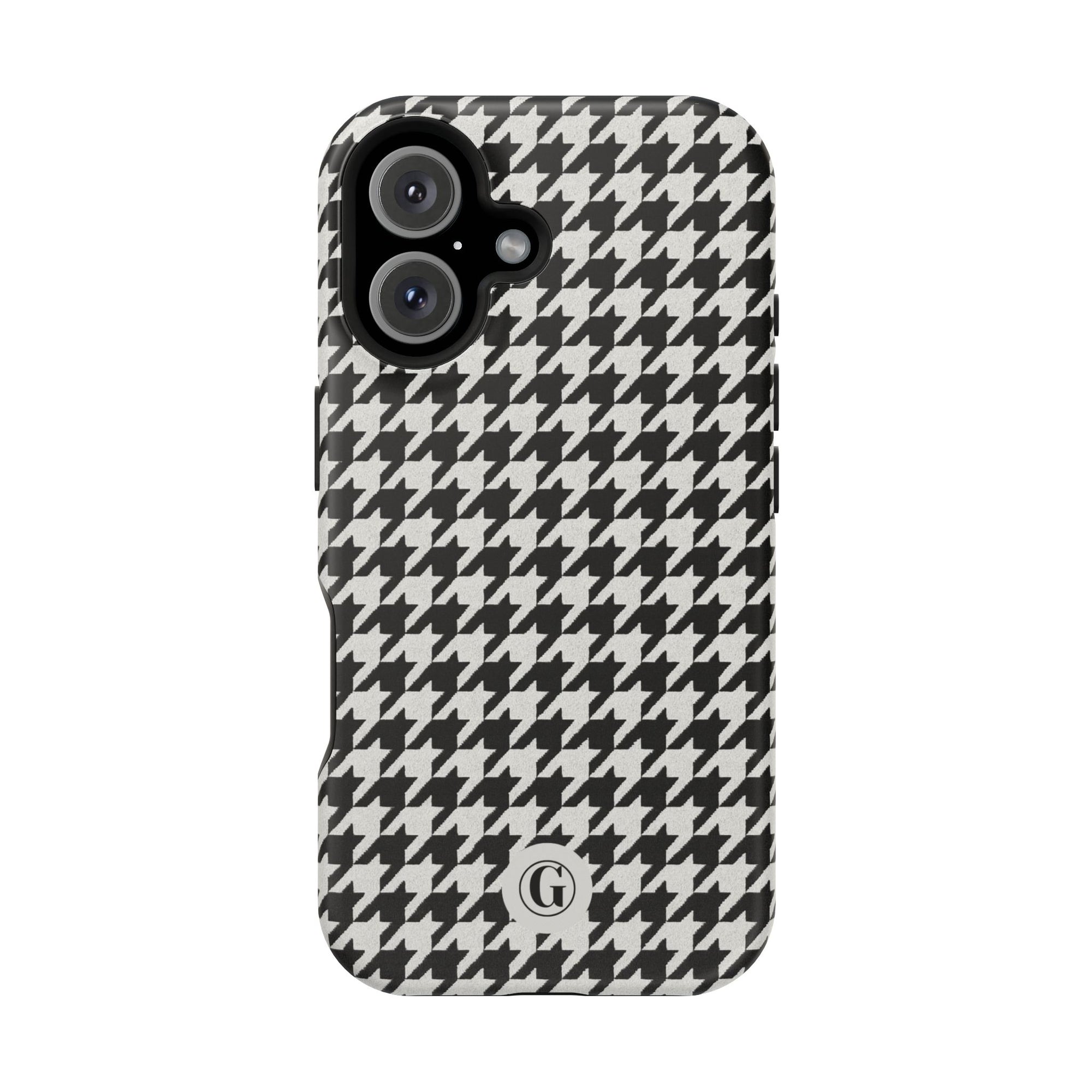 Houndstooth Print Phone Case