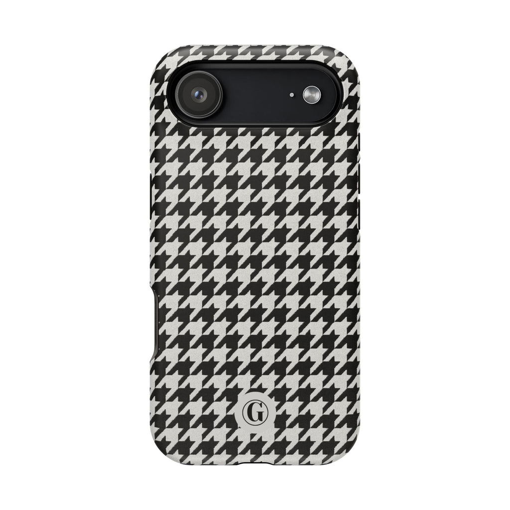 Houndstooth Print Phone Case